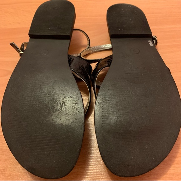Women’s Steve Madden Strappy Sandals with Adjustable Ankle Strap - Black, Size 9 - Picture 10 of 11